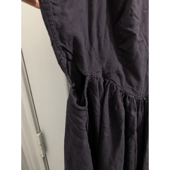 Billabong Designers Closet Boho Hippie Dress Shark bite Cut Out Side Sundress M - Picture 1 of 7